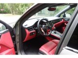 2016 Porsche Macan Turbo Black/Garnet Red Interior