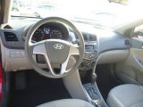 2015 Hyundai Accent GLS Gray Interior