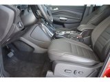 2016 Ford Escape Titanium Charcoal Black Interior