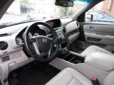 2011 Honda Pilot Touring 4WD Gray Interior