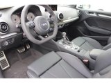 2016 Audi S3 2.0T Premium Plus quattro Black Interior