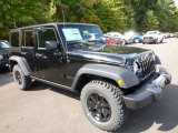 2016 Jeep Wrangler Unlimited Willys Wheeler 4x4 Front 3/4 View