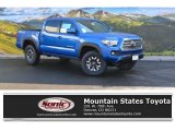 2016 Blazing Blue Pearl Toyota Tacoma TRD Off-Road Double Cab 4x4 #107761614