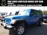 2016 Hydro Blue Pearl Jeep Wrangler Unlimited Sport 4x4 #107761781