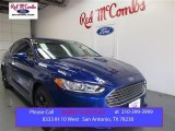 2016 Deep Impact Blue Metallic Ford Fusion SE #107761722