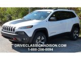2016 Bright White Jeep Cherokee Trailhawk 4x4 #107762022