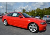 2004 Electric Red BMW 3 Series 325i Coupe #107761870