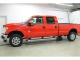 2016 Race Red Ford F250 Super Duty XLT Crew Cab 4x4 #107797126