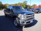 Green Gem Metallic Ford F350 Super Duty in 2016