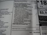2014 Infiniti QX70 AWD Window Sticker