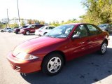 2001 Cayenne Red Metallic Chevrolet Cavalier LS Sedan #107881417