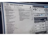 2016 Mercedes-Benz GLE 350 4Matic Window Sticker