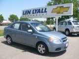 2008 Icelandic Blue Metallic Chevrolet Aveo LS Sedan #10782108