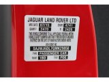 2016 F-TYPE Color Code for Caldera Red - Color Code: 1BD