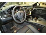 2016 BMW 5 Series 528i Sedan Black Interior