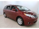 2015 Salsa Red Pearl Toyota Sienna XLE #107952276