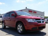2009 Inferno Red Crystal Pearl Dodge Journey SXT #10786567