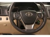 2013 Toyota Venza Limited AWD Steering Wheel