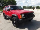 1996 Jeep Cherokee Flame Red