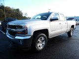 2016 Silver Ice Metallic Chevrolet Silverado 1500 LT Double Cab 4x4 #107951818