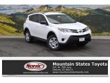 2015 Super White Toyota RAV4 LE #108047671