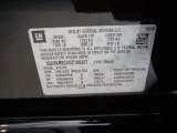 2016 Chevrolet Silverado 1500 LT Z71 Double Cab 4x4 Info Tag
