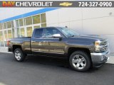 2016 Tungsten Metallic Chevrolet Silverado 1500 LTZ Double Cab 4x4 #108083394