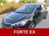 2016 Aurora Black Pearl Kia Forte EX Sedan #108108459
