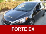 2016 Aurora Black Pearl Kia Forte EX Sedan #108108457