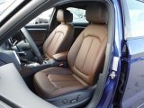 2016 Audi A3 2.0 Premium quattro Chestnut Brown Interior
