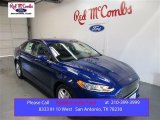 2016 Deep Impact Blue Metallic Ford Fusion SE #108108569