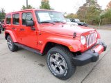 2016 Jeep Wrangler Unlimited Sahara 4x4 Front 3/4 View