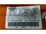 2014 Civic Color Code for Orange Fire Pearl - Color Code: YR612P