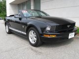 2009 Black Ford Mustang V6 Convertible #10789406