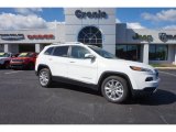 2016 Bright White Jeep Cherokee Limited #108144205