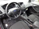 2016 Ford Focus SE Sedan Charcoal Black Interior