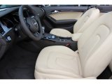 2016 Audi A5 Premium Plus quattro Convertible Velvet Beige Interior