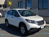 2013 White Diamond Pearl Honda CR-V LX AWD #108205332