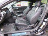 2016 Ford Mustang EcoBoost Premium Coupe Ebony Interior