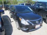 2015 Super Black Nissan Versa 1.6 S Sedan #108230609