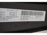 2016 Charger Color Code for Pitch Black - Color Code: PX8