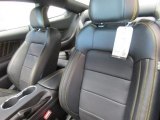 2016 Ford Mustang GT Premium Coupe Ebony/Yellow Jacket Stitching Interior