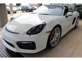 White Porsche Boxster in 2016