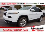 2016 Bright White Jeep Cherokee Limited #108315796