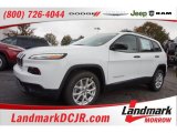 2016 Bright White Jeep Cherokee Sport #108315794