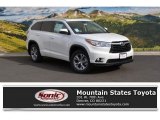 2015 Blizzard Pearl White Toyota Highlander XLE AWD #108353433