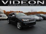 2011 Brilliant Black Crystal Pearl Jeep Grand Cherokee Overland 4x4 #108375175