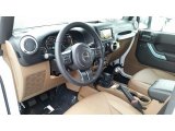 2016 Jeep Wrangler Unlimited Sahara 4x4 Black/Dark Saddle Interior