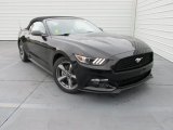 2016 Shadow Black Ford Mustang EcoBoost Premium Convertible #108375031