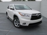 2015 Blizzard Pearl White Toyota Highlander Limited #108375028